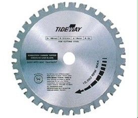 OEM Trapeze berbentuk gigi TCT circular saw pisau untuk memotong logam