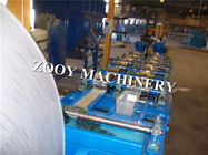 Aluminium sheet Logam drywall Stud Dan Lacak Roll Forming Machine Dengan Cutting Hidrolik