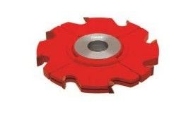 Red dicat 8 Gigi TCT 3pcs pemotong pembentuk grooving disesuaikan untuk pembuatan profil pintu