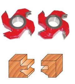 Karbida pembentuk pemotong T.C.T pintu lemari pemotong 2pcs per set