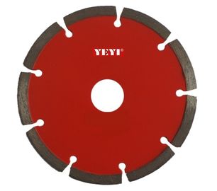 Dingin Pressed Segmented Diamond Saw Blades Untuk Kering Cutting Dia 105mm 180mm 230mm