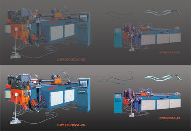 Tunggal Kepala SS Pipa Bending Machine 15kW 5500 × 2100 × 1500 Untuk Logam Furniture