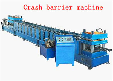 Logam Baja Internet Kecepatan pagar pembatas Roll Forming Machine 3-10m / Min