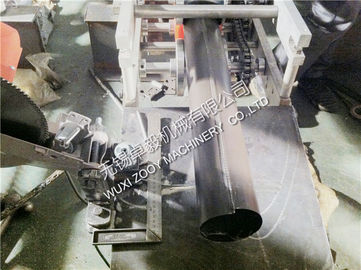 Semi - otomatis logam Putaran downspout Roll Forming Machine dengan 11 Stasiun