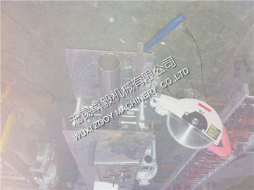 Semi - otomatis logam Putaran downspout Roll Forming Machine dengan 11 Stasiun