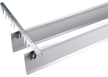 Interior Aluminium Suspended Linear Metal Open Cell Ceiling Tiles Untuk Bahan Dekorasi Stasiun Metro