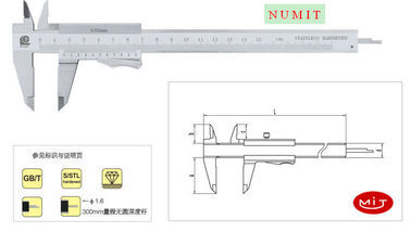 Mono Blok Baja Vernier Caliper 0-150 mm Dengan Thumb Clamp