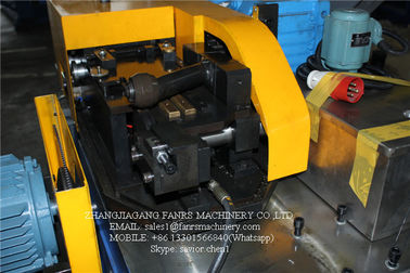 Baja Spiral Tabung Mantan Mesin Dengan Otomatis Saw Blade Cutting Sistem