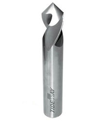 OEM Micro - Grain Solid Carbide CNC Carbide Bits Dengan 90 ° V Grooving Sprial Bits