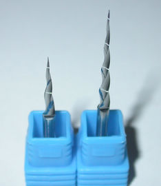 CNC Micro - Grain Carbide dua Flutes Spiral CNC Carbide Bits Untuk Cutting Kayu, Laminate, Artificial Stone, Plastik