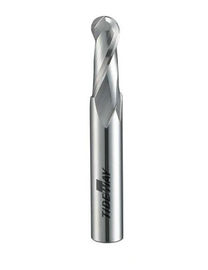 CNC Carbide Bits Dengan Micro - Grain Solid Carbide Sprial Ballnose Bits Dengan Dua - Side Thin Slice