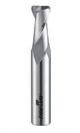 Dua Flute Putaran Hidung Sprial Bits Micro - Grain Solid Carbide CNC Carbide Bits