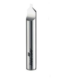 Satu Flute Kompresi Graver Dengan Micro - Grain Solid Carbide CNC Carbide Bits Untuk Cutting Lembut Kayu