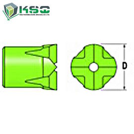 Kinerja tinggi 45mm 2" H25 lintas bit baja CNC bor