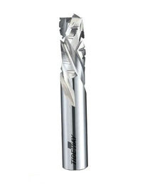 3 Flutes Kompresi Spiral Bit Dengan Chipbreaker Micro - Grain Solid Carbide CNC Carbide Bits