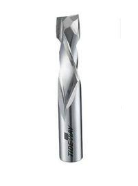 OEM ODM Dan Mikro - Grain Solid Carbide 2 Flutes Kompresi Spiral Bits CNC Carbide Bits