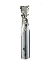 Ganda - Side Thin Slice Carbide 2 Flutes Kompresi Spiral Bit CNC Carbide Bits Dengan Chipbreaker