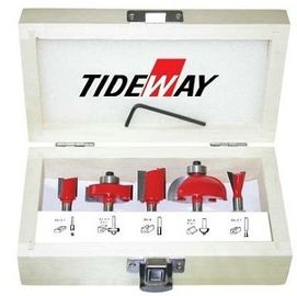 5 Set woodworking TCT router bit set untuk dekorasi dan furnitur pembuatan