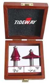 OEM 45# karbon baja router bit set, mikro - butir wolfram karbida memotong bagian