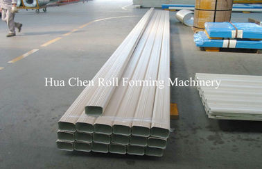 CNC Warna Steel Sheet Downpipe Roll Forming Machine Dengan No.45 Baja Roller