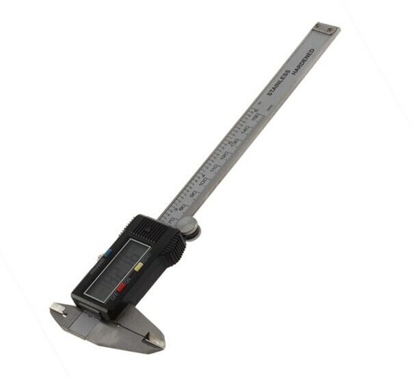 150mm Listrik Stainless Steel Digital Vernier Dial Caliper Gauge Micro meter