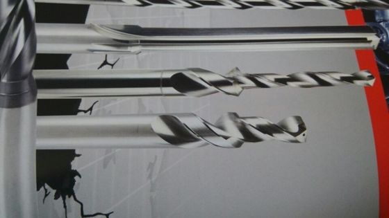 Solid Carbide Internet Kecepatan Bor Bits Standard Type, CNC High Precision Drilling